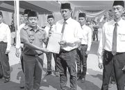 Hendri Gunawan Lantik 8 RW Gunung Sugih Raya