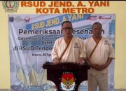Ardito Dan Koheri Jalani Tes Kesehatan RSUD JEND.A YANI Kota Metro