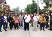 Musa Ahmad Resmikan Jalan Rigid Beton Buyut ilir