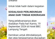 Diduga Istri Camat Kota Gajah Larang Hadir, Anggota DPR RI : Ini Contoh Kecil Kekerasan