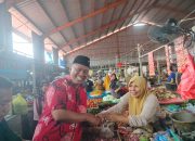 Koheri Blusukan Berdialog Sekaligus Menyerap Aspirasi Para Pedagang Dan Pembeli Di pasar Seputih Raman