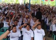 Konsolidasi 1000 Lebih Relawan Ardito-Koheiri Nomor Urut 02 di Kecamatan Kalirejo untuk Pemenangan Pilkada 2024
