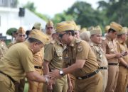 Wakil Bupati Lamteng, Ardito Wijaya Pimpin Apel Bulanan Perdana Tahun 2025