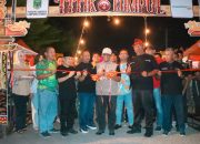 Wakil Bupati Lamteng Ardito Wijaya, Resmi Membuka Festival Kuliner Tugu Kopiah Emas Titik Kumpul