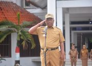 Wakil Bupati Kabupaten Lampung Tengah I Komang Koheri S.E Pimpin Apel Perdana