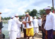 Resmikan Pura Ulun Danau, Ini Pesan I Komang Koheri, Danau Tirta Gangga Ikon Lampung Tengah Dan Sebagai Wisata Religi