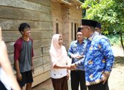 Respon Cepat Bupati Lamteng Ardito, Meninjau Langsung Rumah Sofian Hadi