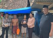 Wabup Lamteng Koheri Dan Miss Sawer Bagikan Sembako Secara “Door To Door”.