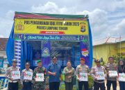 I Komang Koheri Lakukan Monitoring Posko Mudik Seputih Banyak, Dan Berbagi Bingkisan