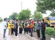 Ditemani Camat Dan Dinas BMBK Lamteng,Koheri Tinjau Perbaikan Jalan R.D