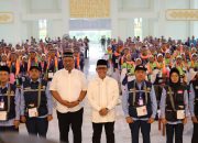 Bupati Ardito Wijaya Pertama Dalam Sejarah, Melepaskan Jama’ah Calon Haji (JCH) Dari Kloter 04 Di Islamic Center Lamteng