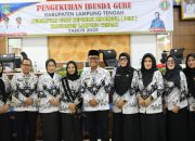 Ketua Tim Penggerak Pkk Indria Sudrajat Ardito Wijaya Resmi Dikukuhkan Sebagai Ibunda Guru Kabupaten Lamteng