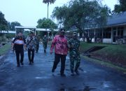 Wakil bupati Lamteng I Komang Koheri S.E Bersama Aslog Kasdam Ii/swj, Kolonel Inf Edison S Sinabutar. S.sos Tinjau Pembangunan Kodam Dan Bataliyon Baru