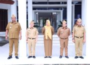 Wakil Bupati Lamteng, I Komang Koheri Menjadi Pembina Apel Di Lingkup Sekertariat Daerah