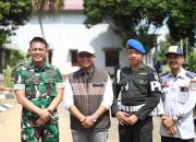 Bupati Ardito Wijaya bersama Dandim 0411/ KM, Letkol Inf Noval Darmawan Menyambut Kunjungan Kerja Panglima Komando Wilayah Pertahanan, Letnan Jenderal Kunto Arif Wibowo