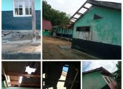 SD Negeri 3 Buyut Utara Diterjang Angin Puting Beliung, Kerusakan Terjadi Pada Beberapa Bagian Sekolah