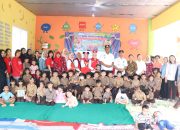 Wakil Bupati Lampung Tengah Dan Kampung Dongeng Meriahkan Dunia Anak Di Paud Amsai School