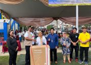 Wakil Bupati Lampung Tengah Menghadiri Acara Senam Bersama Dalam Rangka Hut Gereja Katolik Paroki Ke 88