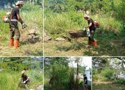Muda pembeharu (Mp) Peduli Lingkungan, Bersihkan Kawasan Yang Kotor Dan Dipenuhi Rumput