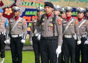 Ipda Andri Yanto, S.H. Menjadi Komandan Upacara Peringatan Hari Bhayangkara ke-79 Polres Lampung Tengah