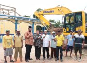 Wabup Lampung Tengah Tinjau Pembongkaran Masjid Baiturrahman Di Trimurjo
