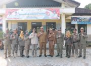 Wakil Bupati Lampung Tengah I Komang Koheri Pimpin Apel Mingguan Di Kecamatan Kota Gajah
