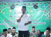 Bupati Lampung Tengah Hadiri Rutinan Lailatul Ijtima Keluarga Besar Ranting Nahdlatul Ulama Kampung Indra Putra Subing
