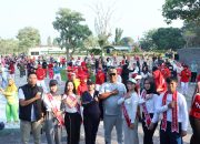 Car Free Day Meriah Di Lampung Tengah, Wabup Dan Ni Ketut Dewi Nadi Turut Serta