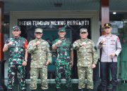 Bupati Lampung Tengah Sambut Pangdam XXI/Radin Inten dalam Kunjungan Kerja dan Bakti Sosial