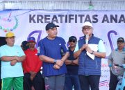 Bupati Ardito Wijaya Lepas Peserta Jalan Sehat HUT ke-11 Kreatifitas Anak Bangsa Lampung