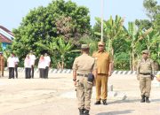 Wakil Bupati Lampung Tengah Pimpin Apel Pagi di Rumbia, Tekankan Disiplin dan Pelayanan Prima