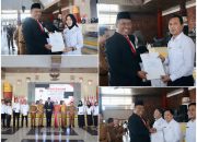 Plt Bupati Lampung Tengah I Komang Koheri Serahkan Ribuan SK PPPK Paruh Waktu