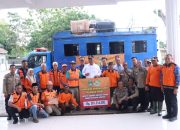 Plt Bupati Lampung Tengah Lepas Bantuan Kemanusiaan dan Personel Tagana–Pramuka Peduli