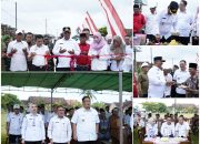 Plt. Bupati Lampung Tengah Resmikan Jalan Rigid Beton Negara Aji Tua–Marhen