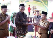 Plt Bupati Lampung Tengah Hadiri Pengajian Akbar HUT ke-15 Kampung Mekar Jaya