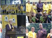 Plt Bupati Lampung Tengah Hadiri Gerakan Lampung Menanam yang Dirangkaikan Musda XI Partai Golkar