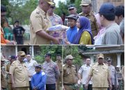 Angin Puting Beliung Terjang Selagai Lingga, Plt Bupati Lampung Tengah Tinjau Langsung Lokasi