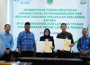 Pemkab Lampung Tengah Perkuat Perlindungan Tenaga Kerja melalui Pembentukan Forum Kepatuhan Jamsostek