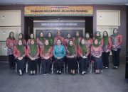 TP PKK Lampung Tengah Ikuti Sosialisasi Program Prioritas Pembangunan Keluarga Bersama TP PKK Pusat
