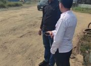 Camat Punggur, Kapolsek dan Ketua PAS Lamteng Bersinergi, Jalan Provinsi di Kampung Nunggal Rejo Akan Ditimbun Secara Swadaya