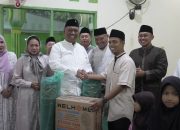 Plt. Bupati Lampung Tengah Bagikan Takjil dan Lanjutkan Safari Ramadan di Bumi Nabung