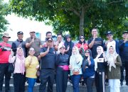 CFD di Tugu Canang Gunung Sugih, I Komang Koheri Ajak Warga Hidup Sehat dan Peduli Lingkungan