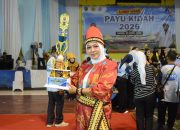Perwosi Lampung Tengah Raih Juara Terfavorit di Lomba Senam Payu Kidah HUT ke-62 Provinsi Lampung