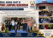 Momentum Idul Adha, DPD PWRI Lampung Tebar Kepedulian Melalui Kurban