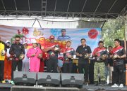 Ribuan Warga Meriahkan Jalan Sehat HUT ke-80 di Lampung Tengah, Komang Koheri Lepas Peserta