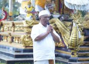 Plt Bupati Lampung Tengah Rayakan Hari Raya Galungan Bersama Umat Hindu di Seputih Raman