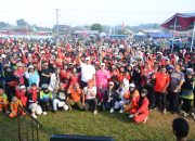 Plt. Bupati Lampung Tengah Hadiri Jalan Sehat dan Sepeda Santai HUT ke-80 Kabupaten Lampung Tengah