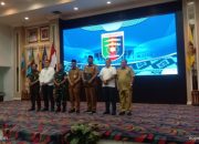 Gubernur Lampung, Rahmat Mirzani Djausal Serahkan SK PLT Bupati Lampung Tengah