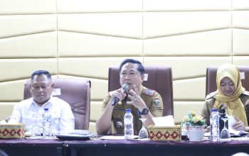 Sekda Lampung Tengah Pimpin Pembentukan Panitia Pilkakam 2026