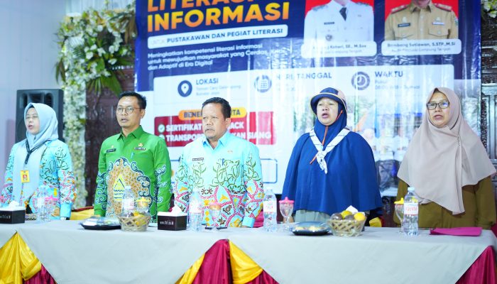 Eko Dian Susanto Buka Bimtek Literasi Informasi untuk Perkuat Budaya Literasi di Lampung Tengah